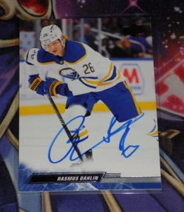 Rasmus Dahlin Signed Hockey Card Buffalo Sabers - Picture 1 of 1