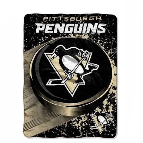 Pittsburgh Penguins Throw NHL Blanket NEW Cover