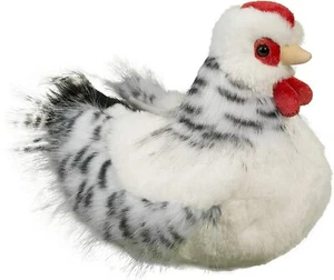 Douglas Salty Black & White Hen Chicken Plush Stuffed Animal, 9" - Picture 1 of 1