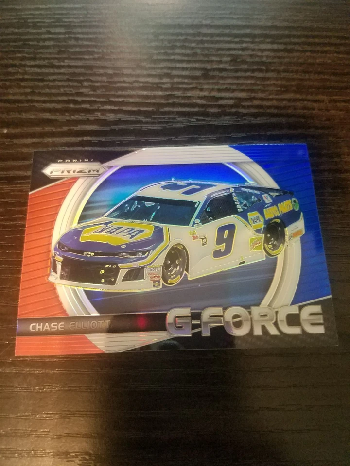 2018 Panini Prizm NASCAR Prizms Red White and Blue #80 Chase Elliott GFOR - Image 1 of 1