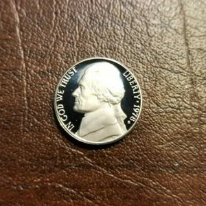 1978 S PROOF ULTRA CAMEO JEFFERSON NICKEL (KOMMT MIT EINER VITRINE) C#08 - Bild 1 von 3