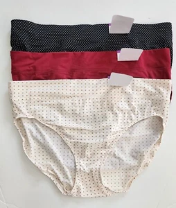 3 Warner's No Pinching No Problems Hi Cut Brief Multi 5138J Sz 9/2XL - NWT - Picture 1 of 1