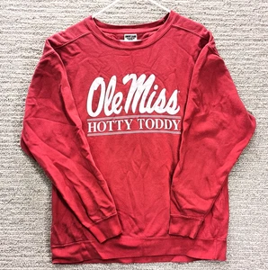 Ole Miss Rebels Hotty Toddy Sweatshirt Adult Sz L by Comfort Colors - Picture 1 of 4