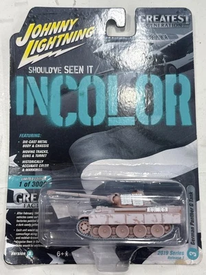 Tanque Johnny Lightning en color German Panther G 2019 serie 1 versión B Foto 1 de 4