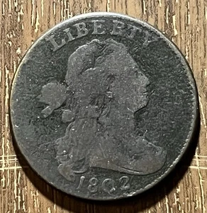 1802 Draped Bust Large Cent 1/100 - Picture 1 of 2