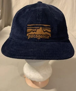 SOMBRERO PATAGONIA VINTAGE AZUL MARINO PANA SNAPBACK - Imagen 1 de 7