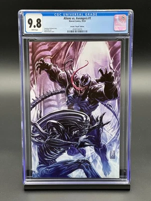 Aliens vs Avengers #1 CGC 9.8 (2024) - Venom - Brooks Virgin Edition - 1:100 - Изображение 1 из 2
