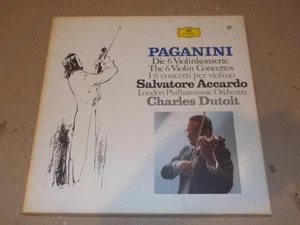 DEUTSCHE GRAMMOPHON Paganini Dutoit Rare 5x Vinyl LP Record Box Set VG++ V2635 - Bild 1 von 5