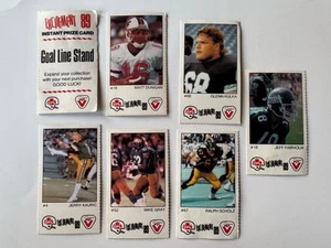 Lot 7 CFL Excitement 1989 Vintage Vachon Trading Cards Canadian Football League! - Picture 1 of 2