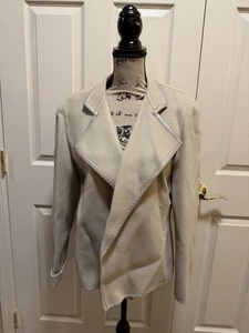 Linda Allard Ellen Tracy Damen Wolle vorne offen Blazer Jacke Größe 12 - Bild 1 von 10