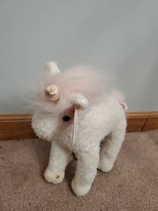TY Classic Peluche Sparkles L'Unicorno 1996 Bianco - Foto 1 di 18