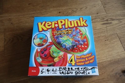 2011 HASBRO KER-PLUNK GAME VERY NEAR COMPLETE - Image 1 of 4