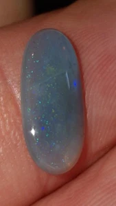 Australian Opal Stone.  Mintabie pinfire pattern in Dark Opal.  - Picture 1 of 4