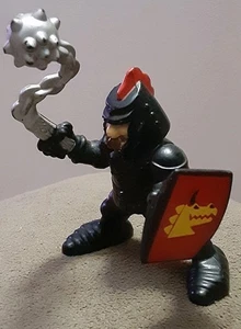 Great Adventures Black Dragon Knight With Ball & Chain Figur Fisher-Price 1994 - Bild 1 von 4