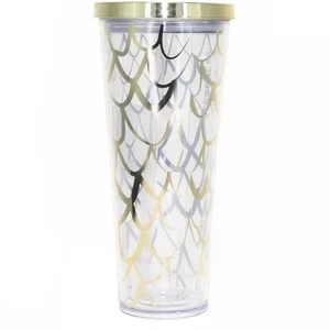 "RAR" STARBUCKS Gold & Clear TUMBLER - Bild 1 von 3