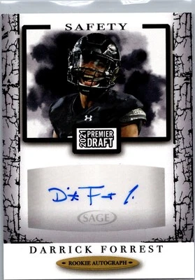 2021 SAGE Premier Draft #A173 Quinn Meinerz Autographs Black - Image 1 of 2