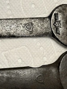 2 Bonney Double Open End Wrench #823A & #729 Very Old Marked-SAE - Picture 1 of 13