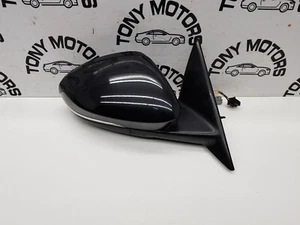 2015 JAGUAR F-TYPE R X152 RIGHT DRIVER SIDE WING MIRROR IN BLACK 1AG - Picture 1 of 11