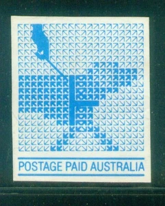 Australia Postage Paid Indicia Cut Square - Rope Dog. - Picture 1 of 2