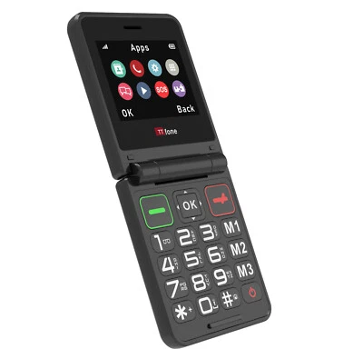 TTfone TT660 Flip Mobile Phone Senior Big Buttons SOS Button Long Battery Life - Image 1 of 4