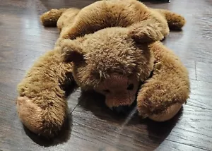 Vintage Mid-Century hellbrauner Teddybär Plüschtier von Kamar Japan 30" - Bild 1 von 9