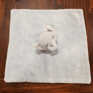 Kyle & Deena Elephant Lovey Security Blanket Blue - Picture 1 of 8