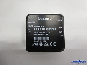 LUCENT LW020F3 POWER MODULE IN: DC 36-75V, 1.1A OUT: DC 3.3V, 4A - Picture 1 of 4