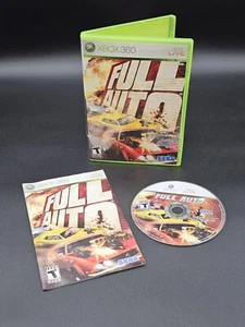Full Auto (Microsoft Xbox 360, 2006) Complete CIB with Manual - Tested - Picture 1 of 8
