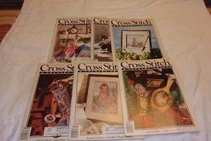 1990  Cross Stitch & Country Crafts Magazine Back Issues Patterns Set - Picture 1 of 7