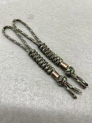 325 Paracord Knife Lanyard  2pk, Camo Snake Knot With Copper Tube Bead - Image 1 of 3