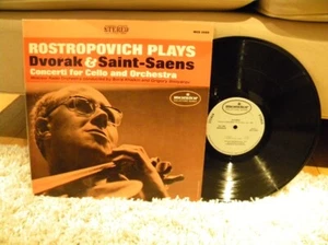 ROSTROPOVICH PLAYS Dvorak & Saint-Saens LP MOSCOW RADIO MCS 2090 MONITOR - Picture 1 of 1