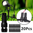 20Pcs/Set Low Voltage Light Lamps Wire Connector for Landscape Light 12-16 Gauge