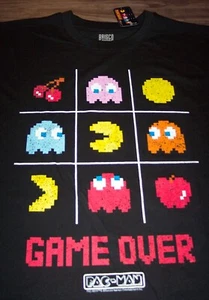 VINTAGE STYLE PAC-MAN PACMAN GHOSTS Video Game T-Shirt MENS SMALL NEW w/ TAG - Picture 1 of 4