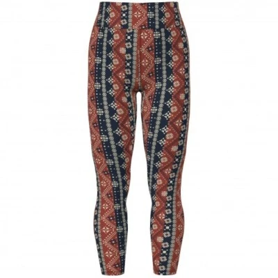 TC2 LuLaRoe Tall & Curvy 2 Leggings Aztec Southwest Tribal Red Navy NWT 606 - Image 1 of 2