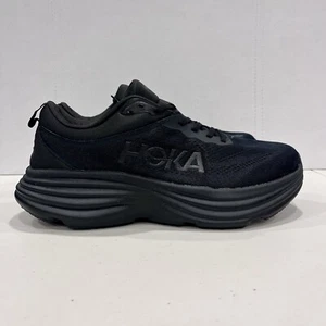 Size 11D- Hoka One One Bondi 8 Black - Picture 1 of 5