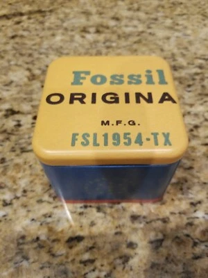 Fossil Original Large Round Black Analogue Men Watch Townsman ME3155 *Brown Band - Image 1 of 4