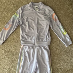 Adidas teen pants and shirt Violet Size 12-14 - Picture 1 of 6