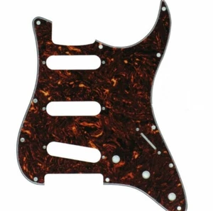 Stratocaster SSS Pickguard Brown Tortoise 11 Hole for USA style Strat Guitar - Bild 1 von 3