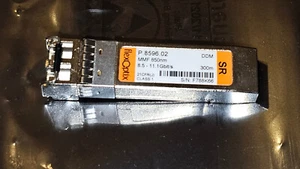 2 x FLEXOPTIX P.8596.02 10G SFP+ SR MMF 850NM OPTICAL TRANSCEIVER SMF 300m - Bild 1 von 1