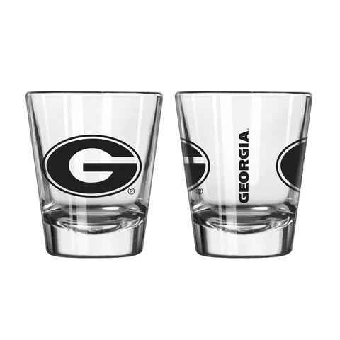 Georgia Bulldogs Boelter NCAA Gameday 2oz Shot Glass(1) FREE SHIP!! Cover