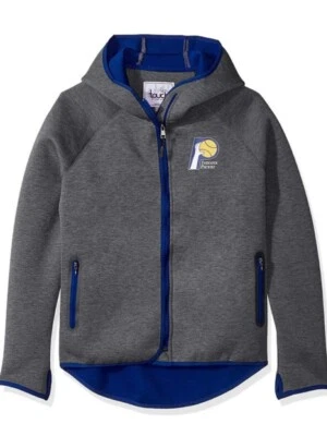 NBA Indiana Pacers Drop Kick Jacket Womens S or M Touch by Alyssa Milano Grey - Image 1 of 4