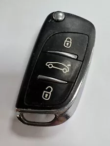ORIGINAL CITROEN 3 TASTEN FERNKLAPPSCHLÜSSELANHÄNGER GETESTET & FUNKTIONSFÄHIG 967400068001 - Bild 1 von 4