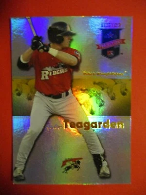 Taylor TEAGARDEN Tristar 2008 Yellow #24/25 ROOKIE Card #389 Mets reflectives - Image 1 of 3