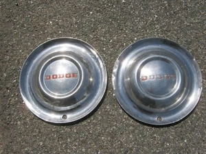 Factory 1949 to 1952 Dodge Coronet Meadowbrook 15 inch hubcaps wheel covers - Picture 1 of 24