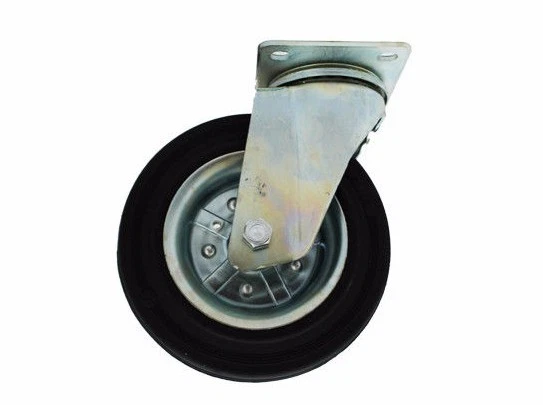 ROCARR 50 RUOTA RUOTE IN GOMMA PER CARRELLO PORTAPACCHI INDUSTRIALI GIREVOLE - Immagine 1 di 1