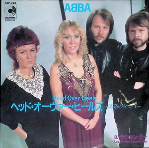 ABBA – Head Over Heels/Lay All Your Love On Me 7" Japan DSP-218 1982 JAPAN EX - Picture 1 of 5