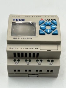 Teco SG2-12HR-D 8 Inputs 4 Outputs PLC Controller New In Box - Picture 1 of 14