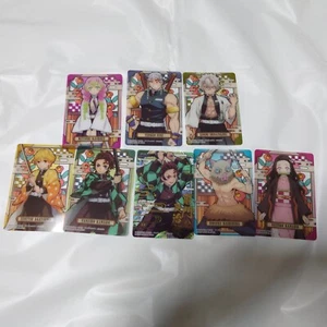 Vitral de demon Slayer Kimetsu No Yaiba 8 tarjetas - Imagen 1 de 5