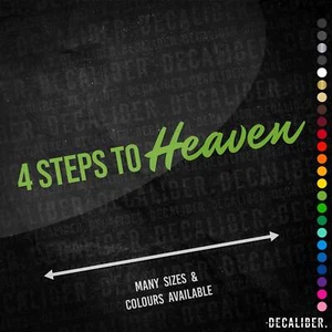 4 Steps to Heaven Sticker Long Many Colours Sizes John Deere New Holland Massey - Picture 1 of 27