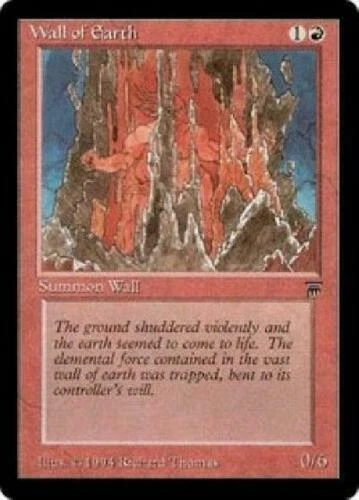 1x Wall of Earth - LP - Legends - SPARROW MAGIC - mtg -  - Image 1 of 1